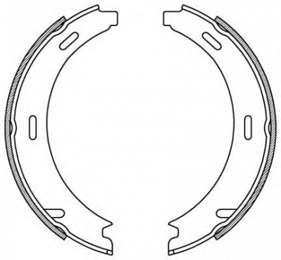 OPEN PARTS bsa204000 -  Комплект тормозных колодок